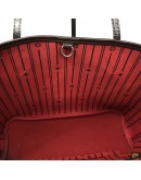 LOUIS VUITTON Damier Ebene Neverfull PM Tote Bag in Red Inner Lining – GHW (Year 2011)