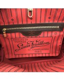 LOUIS VUITTON Damier Ebene Neverfull PM Tote Bag in Red Inner Lining – GHW (Year 2011)