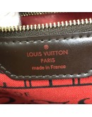 LOUIS VUITTON Damier Ebene Neverfull PM Tote Bag in Red Inner Lining – GHW (Year 2011)