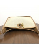 HERMES Vespa PM in Beige Toile Canvas & Camel Leather – GHW