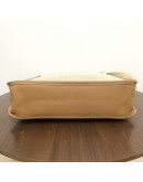 HERMES Vespa PM in Beige Toile Canvas & Camel Leather – GHW