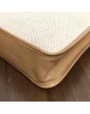 HERMES Vespa PM in Beige Toile Canvas & Camel Leather – GHW