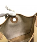 HERMES Vespa PM in Beige Toile Canvas & Camel Leather – GHW