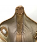 HERMES Vespa PM in Beige Toile Canvas & Camel Leather – GHW