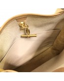 HERMES Vespa PM in Beige Toile Canvas & Camel Leather – GHW