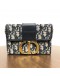 CHRISTIAN DIOR 30 Montaigne Box Bag in Blue Oblique Jacquard with Shoulder Strap