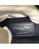 CHRISTIAN DIOR 30 Montaigne Box Bag in Blue Oblique Jacquard with Shoulder Strap
