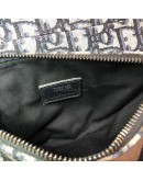 CHRISTIAN DIOR Mini Saddle Belt Bag in Blue Oblique Jacquard – SHW (Year 2020)