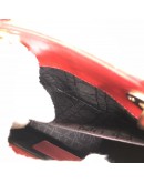 CHRISTIAN DIOR Small Lady Dior Handbag with ABC Shoulder Strap in Red Cannage Lambskin – GHW
