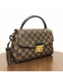 LOUIS VUITTON Damier Ebene Croisette Handbag with Shoulder Strap – GHW (Year 2018)