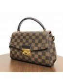 LOUIS VUITTON Damier Ebene Croisette Handbag with Shoulder Strap – GHW (Year 2018)