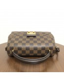LOUIS VUITTON Damier Ebene Croisette Handbag with Shoulder Strap – GHW (Year 2018)