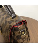 LOUIS VUITTON Damier Ebene Croisette Handbag with Shoulder Strap – GHW (Year 2018)