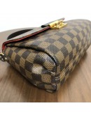 LOUIS VUITTON Damier Ebene Croisette Handbag with Shoulder Strap – GHW (Year 2018)