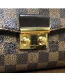 LOUIS VUITTON Damier Ebene Croisette Handbag with Shoulder Strap – GHW (Year 2018)