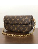 LOUIS VUITTON Monogram Wallet on Chain (WOC) Ivy Bag with Shoulder Strap & Chain – GHW (Microchip – June 2025)