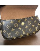 LOUIS VUITTON Monogram Wallet on Chain (WOC) Ivy Bag with Shoulder Strap & Chain – GHW (Microchip – June 2025)