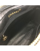 CHANEL Vintage CC Twist Logo Handbag in Black Lambskin – GHW
