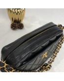 CHANEL Vintage CC Twist Logo Handbag in Black Lambskin – GHW