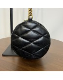 YVES SAINT LAURENT Monogram Small Sade Tube Bag in Black Lambskin – SHW (Year 2022)