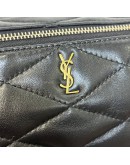 YVES SAINT LAURENT Monogram Small Sade Tube Bag in Black Lambskin – SHW (Year 2022)