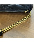 YVES SAINT LAURENT Monogram Small Sade Tube Bag in Black Lambskin – SHW (Year 2022)