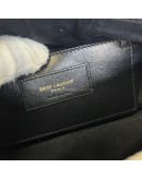 YVES SAINT LAURENT Monogram Small Sade Tube Bag in Black Lambskin – SHW (Year 2022)
