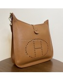HERMES Evelyne GM 33 in Gold Brown Epsom Leather with Shoulder Strap – GHW (Stamp Circle Z – Year 1996)