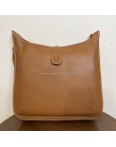 HERMES Evelyne GM 33 in Gold Brown Epsom Leather with Shoulder Strap – GHW (Stamp Circle Z – Year 1996)