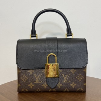 LOUIS VUITTON Monogram Locky BB in Black Handbag with Shoulder Strap – GHW (Year 2019)