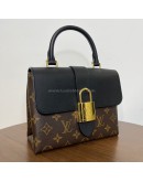 LOUIS VUITTON Monogram Locky BB in Black Handbag with Shoulder Strap – GHW (Year 2019)