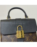 LOUIS VUITTON Monogram Locky BB in Black Handbag with Shoulder Strap – GHW (Year 2019)