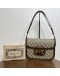 GUCCI Brown GG Supreme Horsebit 1955 Medium Shoulder Bag – GHW