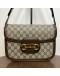 GUCCI Brown GG Supreme Horsebit 1955 Medium Shoulder Bag – GHW