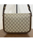 GUCCI Brown GG Supreme Horsebit 1955 Medium Shoulder Bag – GHW