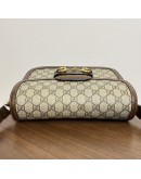 GUCCI Brown GG Supreme Horsebit 1955 Medium Shoulder Bag – GHW