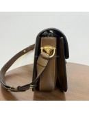 GUCCI Brown GG Supreme Horsebit 1955 Medium Shoulder Bag – GHW