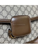 GUCCI Brown GG Supreme Horsebit 1955 Medium Shoulder Bag – GHW