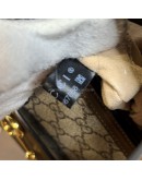 GUCCI Brown GG Supreme Horsebit 1955 Medium Shoulder Bag – GHW