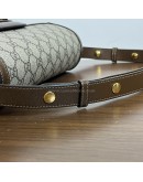 GUCCI Brown GG Supreme Horsebit 1955 Medium Shoulder Bag – GHW