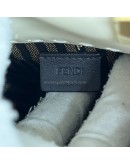FENDI Mini Sunshine Shopper Mini Bag in Off White Calfskin with Shoulder Strap – GHW