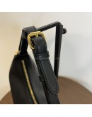 FENDI Fendigraphy Small Hobo Bag in Black Calfskin – GHW