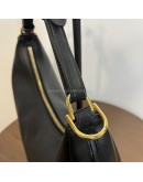 FENDI Fendigraphy Small Hobo Bag in Black Calfskin – GHW