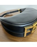 FENDI Fendigraphy Small Hobo Bag in Black Calfskin – GHW