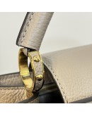 LOUIS VUITTON Capucines BB Taurillon Leather in Galet – GHW (Microchip – May 2023)