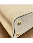 LOUIS VUITTON Capucines BB Taurillon Leather in Galet – GHW (Microchip – May 2023)