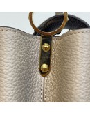 LOUIS VUITTON Capucines BB Taurillon Leather in Galet – GHW (Microchip – May 2023)