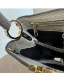 LOUIS VUITTON Capucines BB Taurillon Leather in Galet – GHW (Microchip – May 2023)