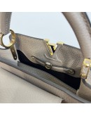 LOUIS VUITTON Capucines BB Taurillon Leather in Galet – GHW (Microchip – May 2023)