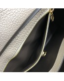 LOUIS VUITTON Capucines BB Taurillon Leather in Galet – GHW (Microchip – May 2023)